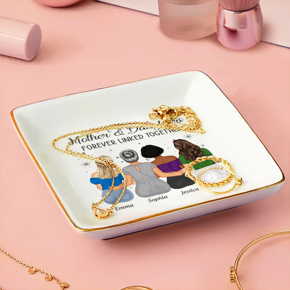 Mother & Daughter From The Start - Personalized Ring Dish - Image 3