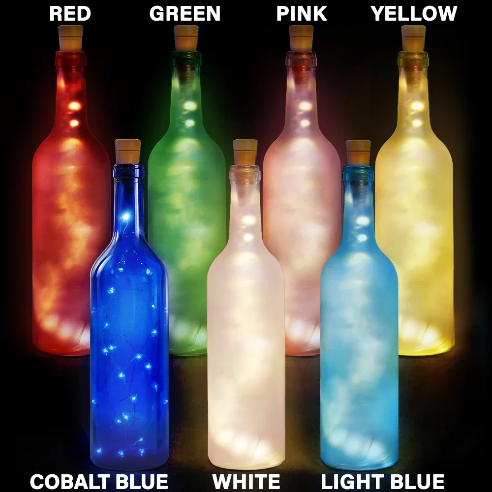 Mr & Mrs Holding Hands - Personalized Bottle Light - Image 6