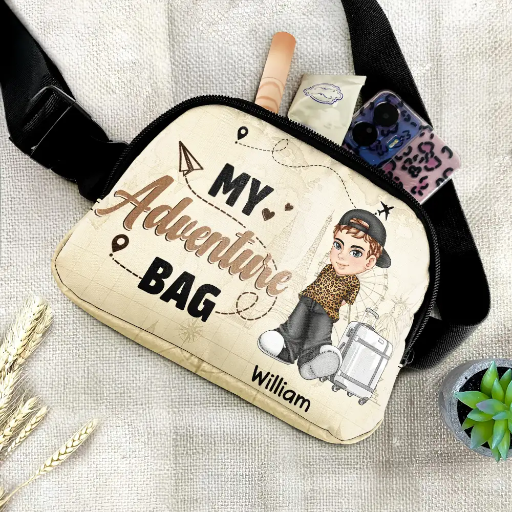My Adventure Bag - Personalized Crossbody Belt Bag - Image 2