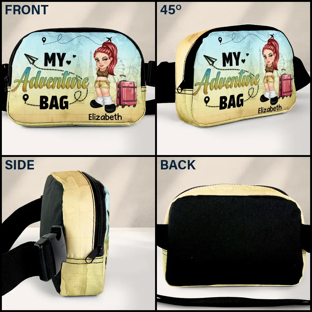 My Adventure Bag - Personalized Crossbody Belt Bag - Image 3
