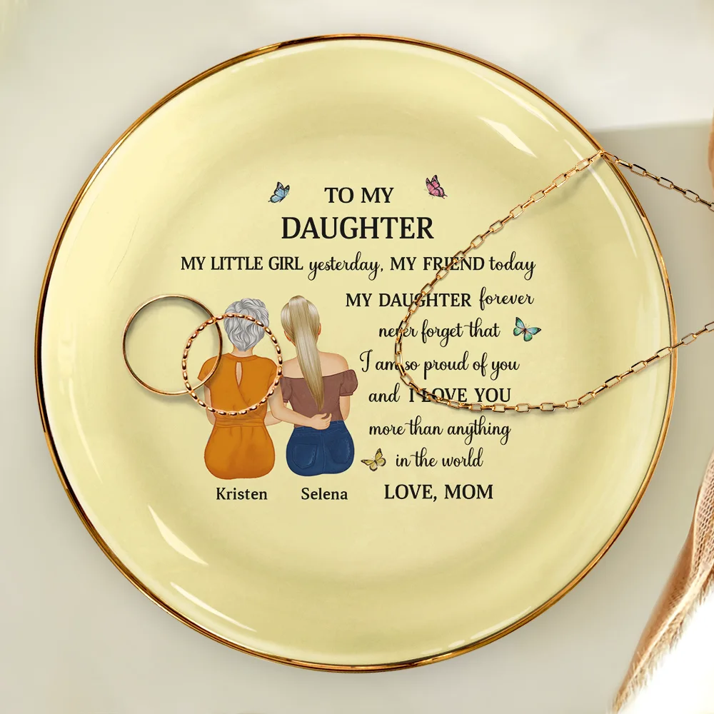 My Daughter Granddaughter Forever - Personalized Ring Dish - Image 4