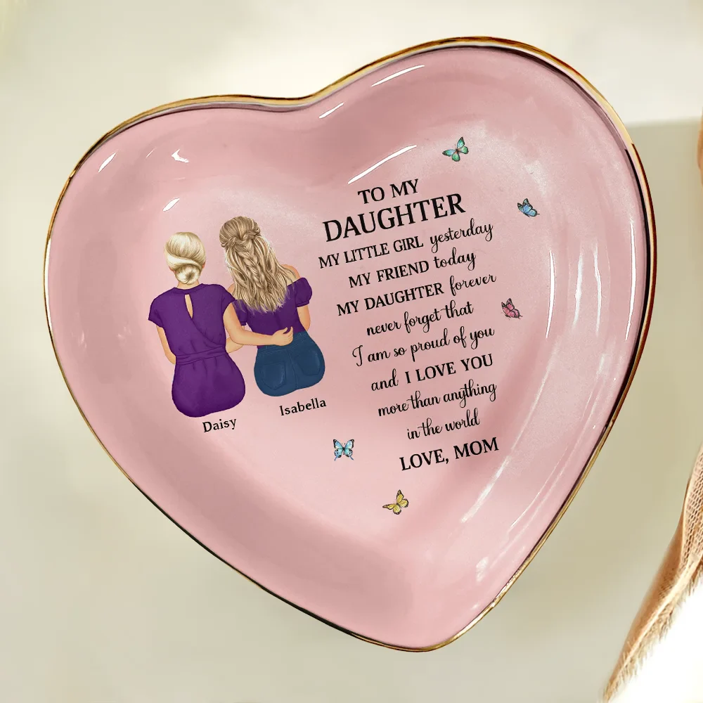 My Daughter Granddaughter Forever - Personalized Ring Dish - Image 5