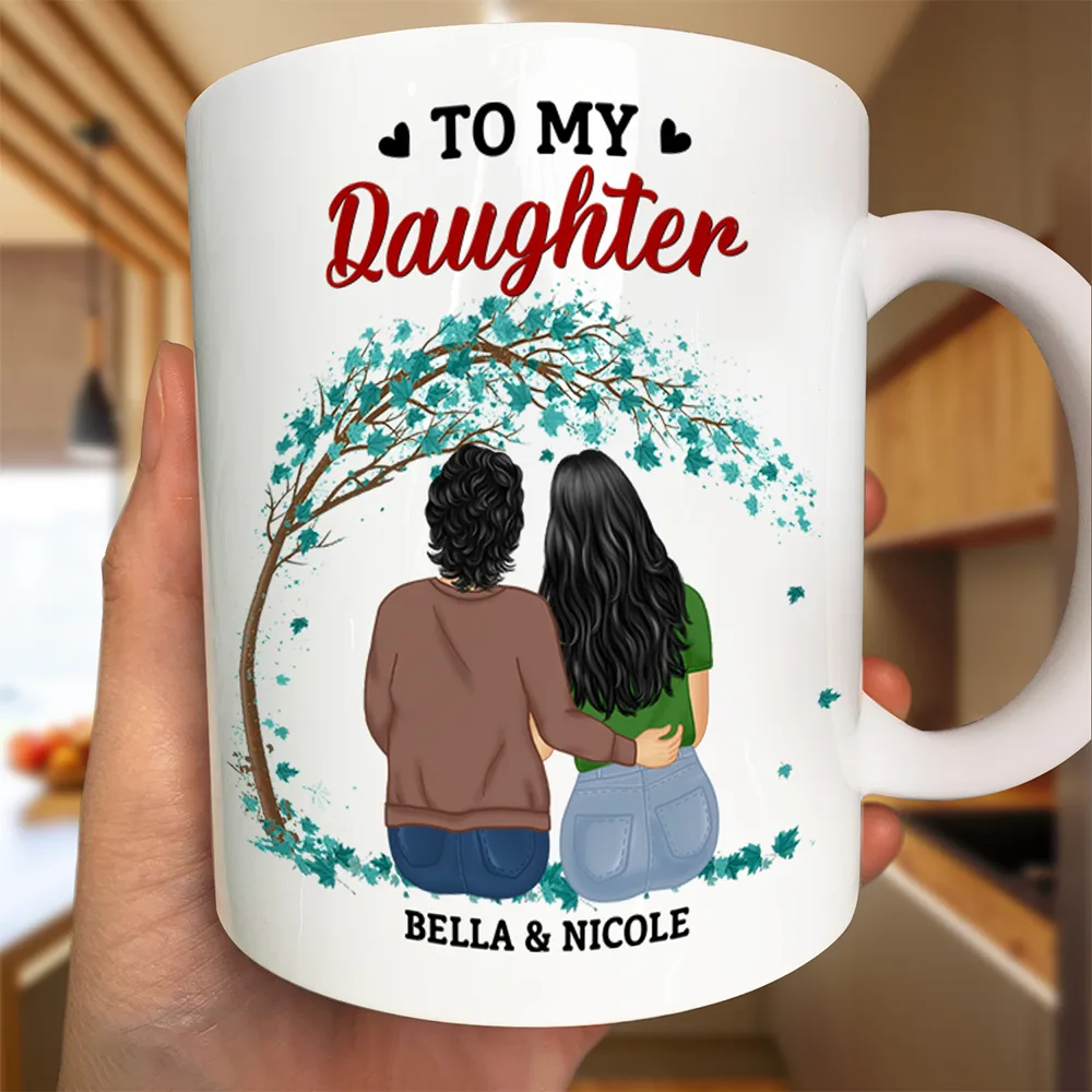 My Daughter Never Forget That I Love You Forever - Personalized Mug - Image 3