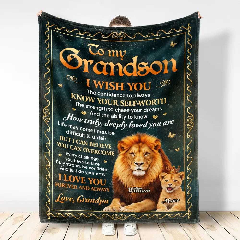My Daughter Son Just Do Your Best - Personalized Fleece Blanket, Sherpa Blanket - Image 3