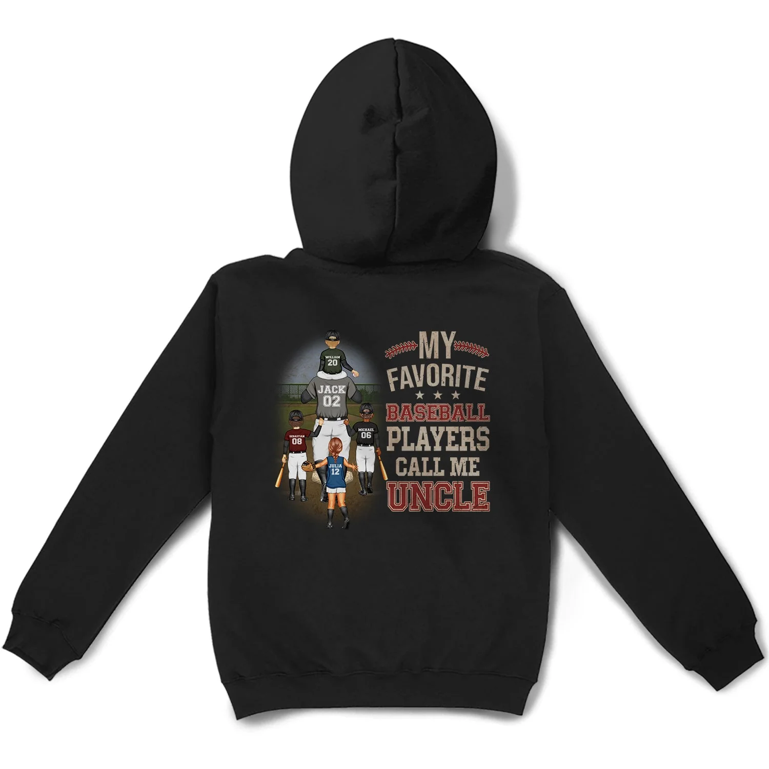 My Favorite Baseball Player Calls Me Dad - Gift For Father, Sport Fans - Personalized T Shirt - Image 4