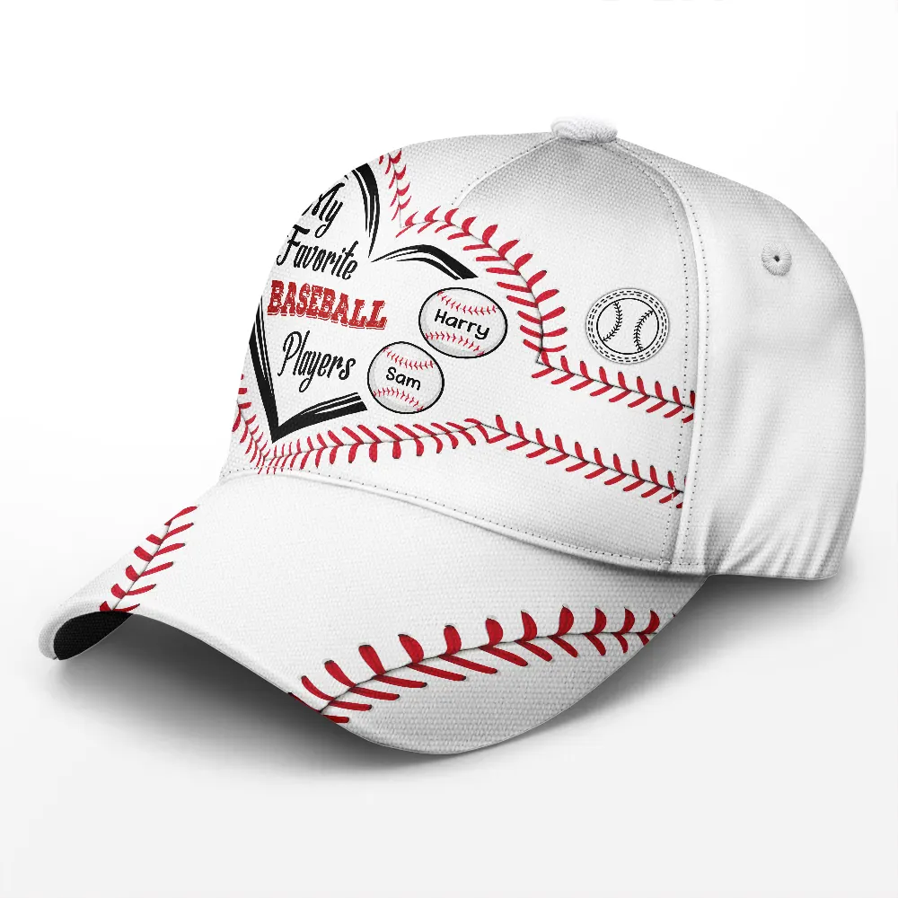 My Favorite Baseball Players - Personalized Classic Cap - Image 2