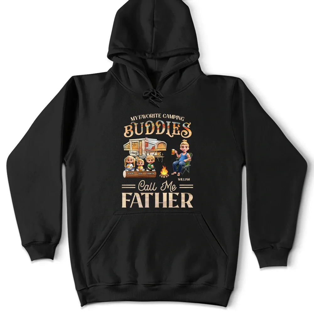 My Favorite Camping Buddies - Personalized T Shirt - Image 4