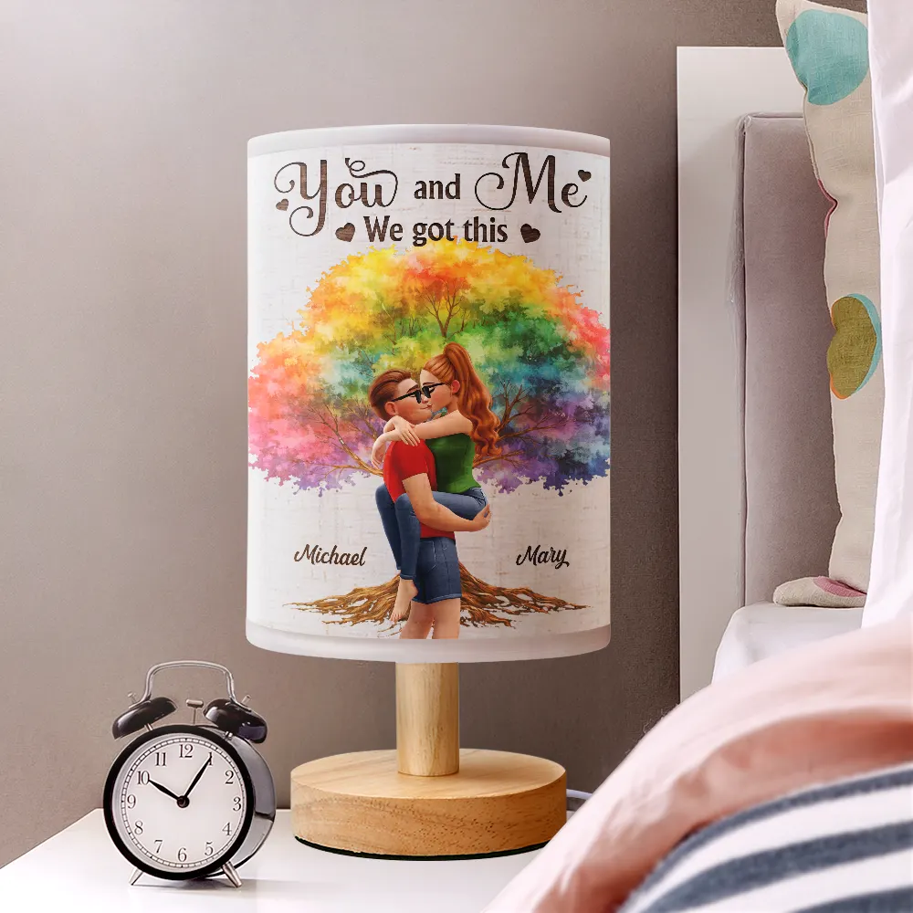 My Favorite Place In All The World - Personalized Fabric Lamp - Image 2