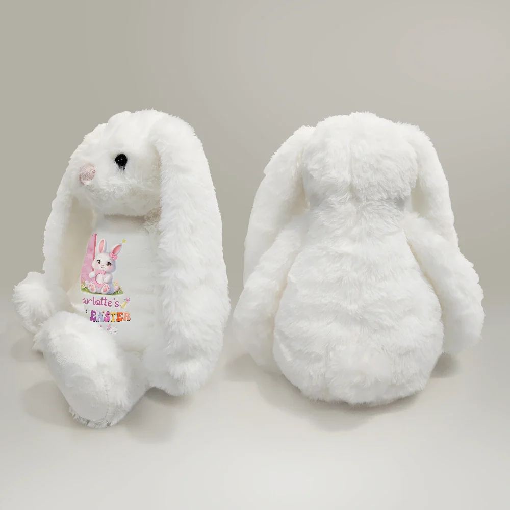 My First Easter Monogram - Personalized Soft Toy Bunny - Image 4
