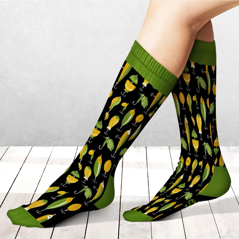 My Lucky Fishing Socks - Personalized Socks - Image 3