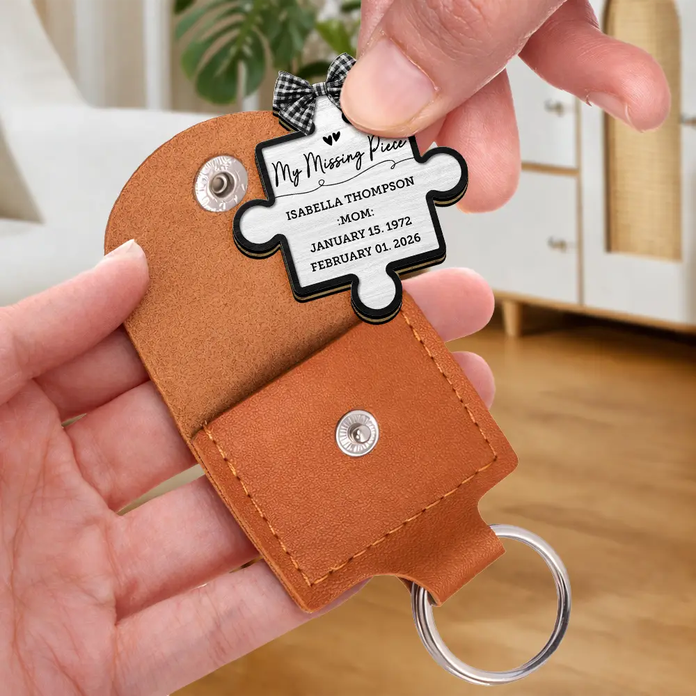 My Missing Piece Memorial - Personalized Wooden Pocket Hug - Image 3