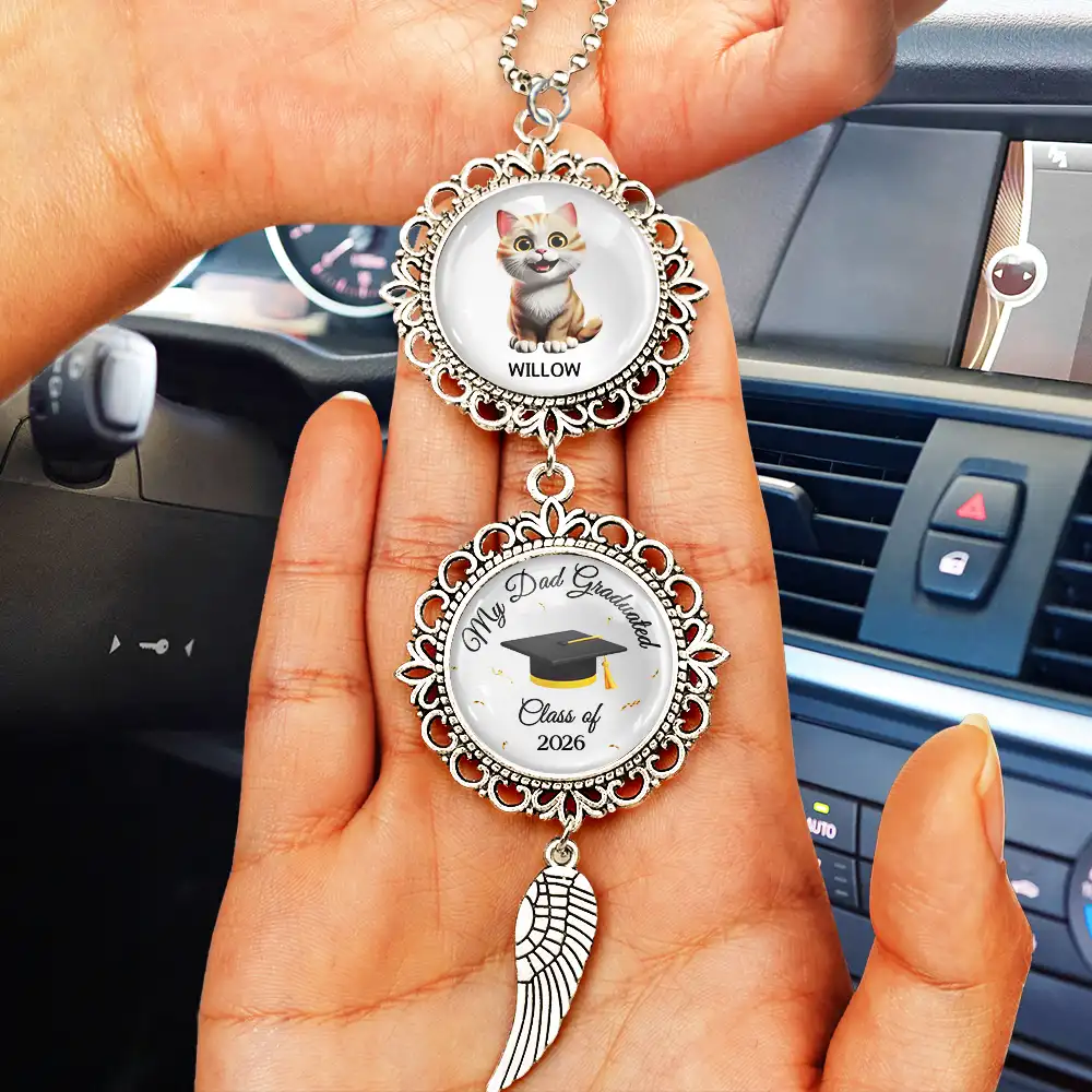 My Mom Graduated - Personalized Pendant Charm - Image 2