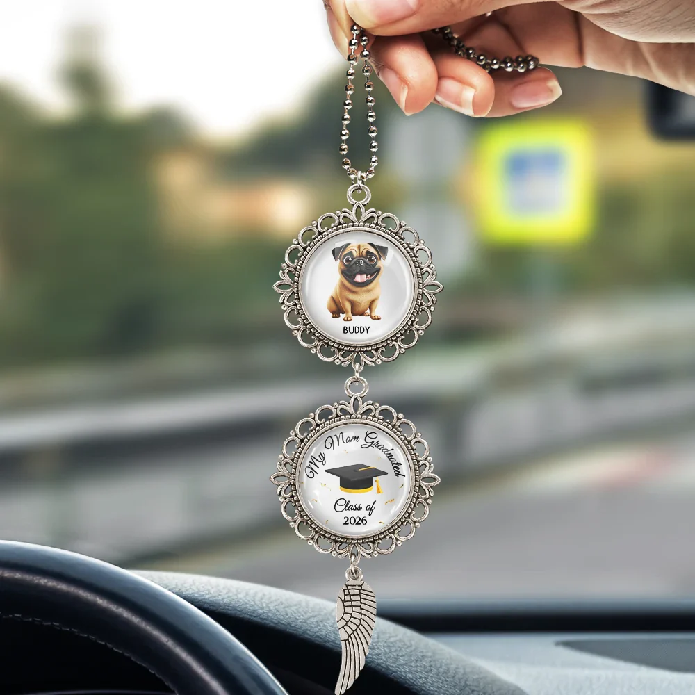 My Mom Graduated - Personalized Pendant Charm - Image 3