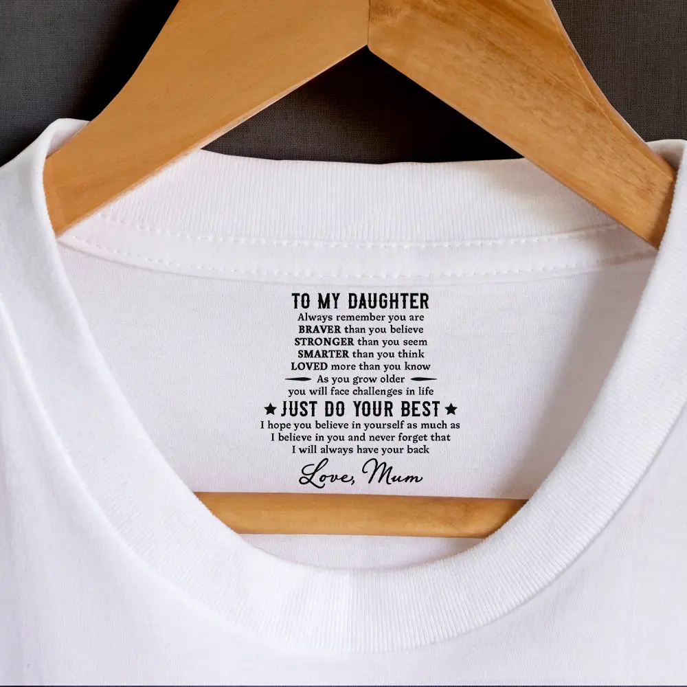 My Son Daughter Just Do Your Best - Personalized T Shirt - Image 2