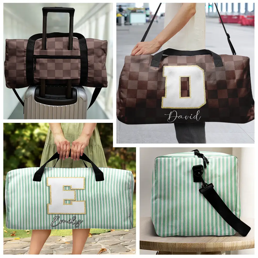 Name Monogram - Personalized Duffle Bag - Image 3