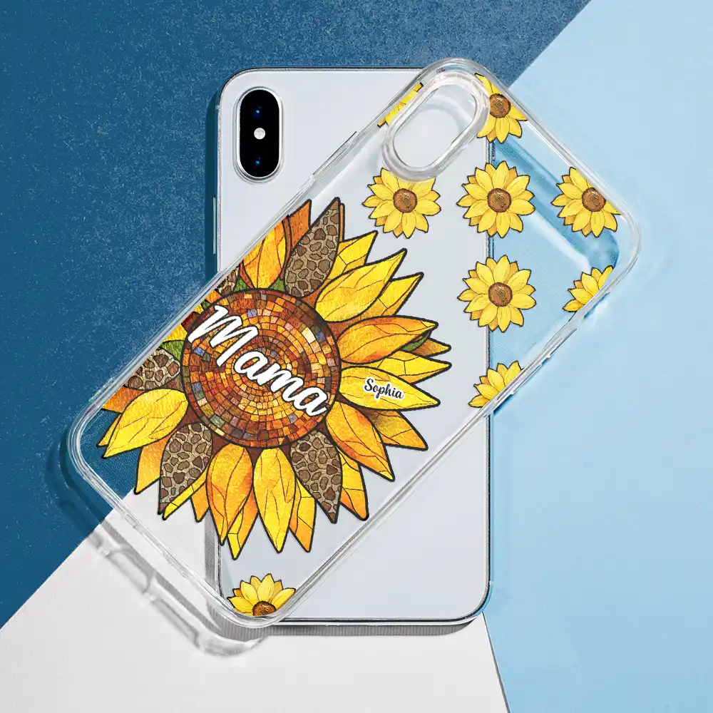 Nana Grandma Mom Birth Flowers - Personalized Clear Phone Case - Image 7