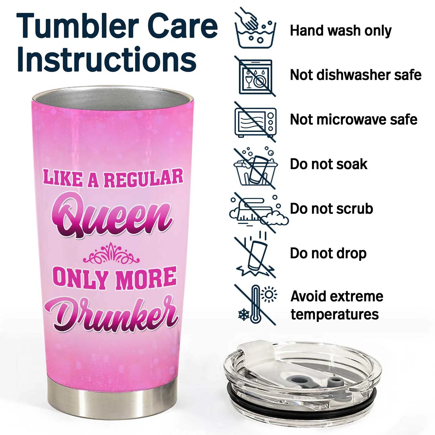 Never Dreamed I'd Grow Up To Be A Super Sexy Pontoon Queen - Gift For Lake Lovers, Pontooning Lovers, Travelers, Women - Personalized Custom Tumbler - Image 5