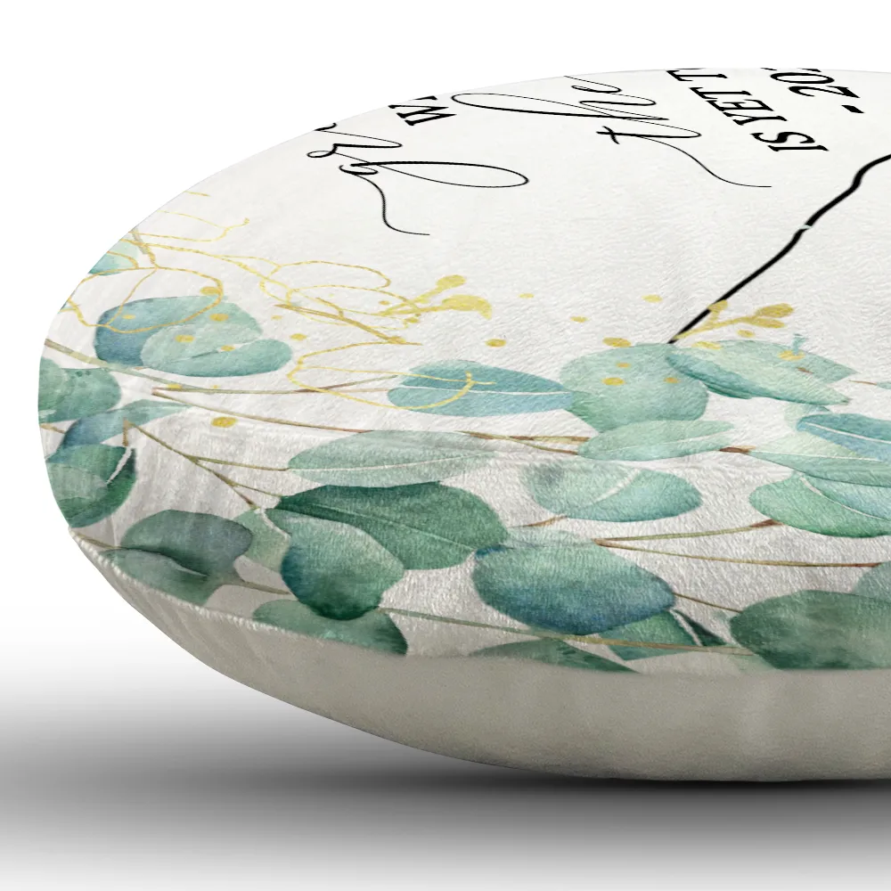 Newly Engaged Couple Holding Hands The Best Is Yet To Come - Personalized Heart Shaped Pillow - Image 5