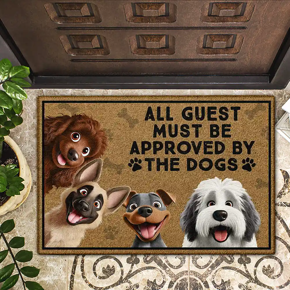 No Need To Knock We Know You're Here Dog - Personalized Doormat - Image 2