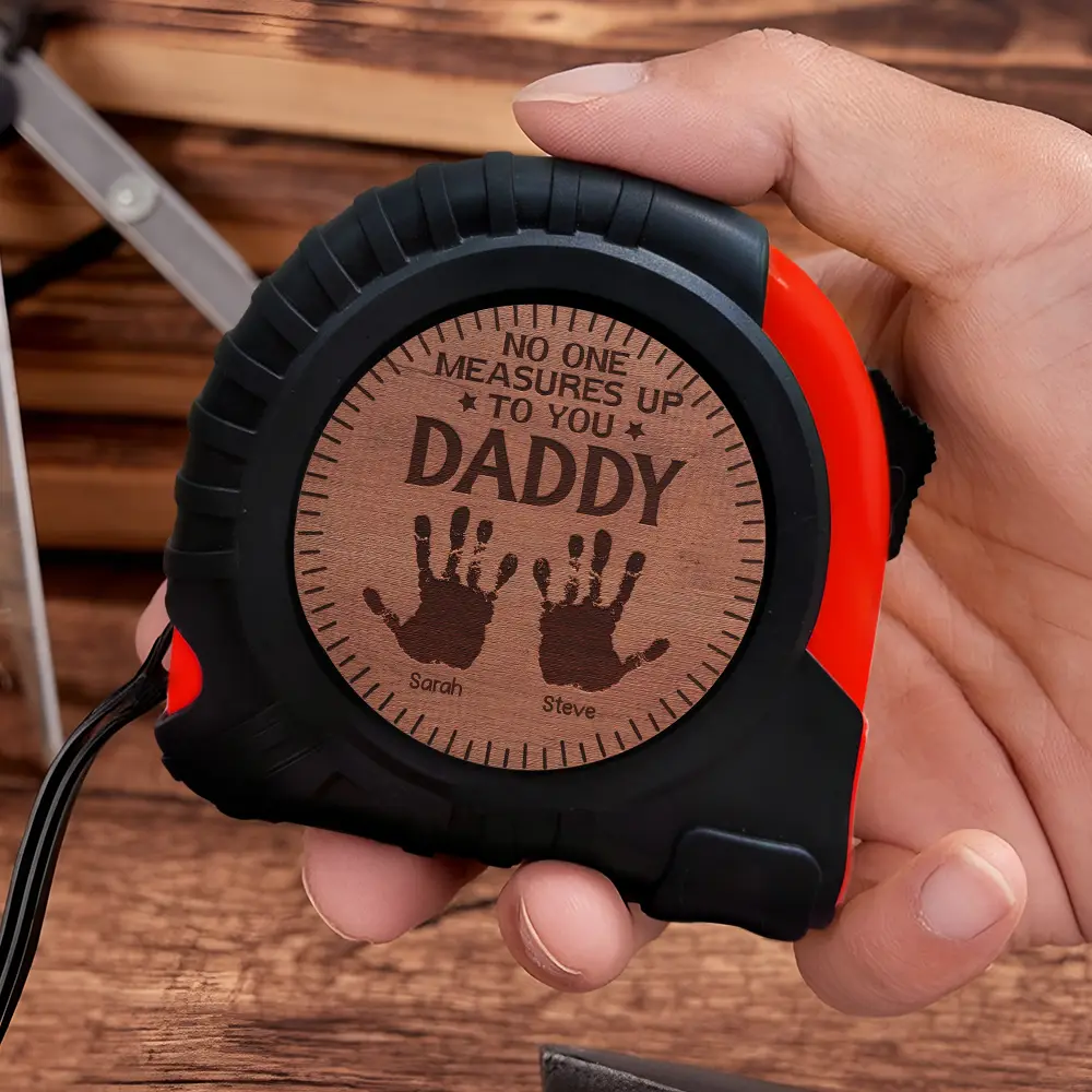 No One Measures Up To You Dad - Personalized Tape Measure - Image 3