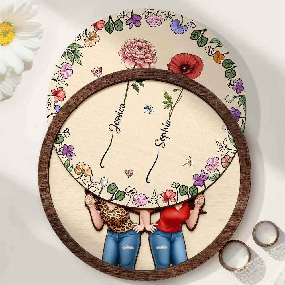 No One Will Ever Be As Entertained By Us As Us - Personalized 2-Layered Wooden Ring Dish - Image 4