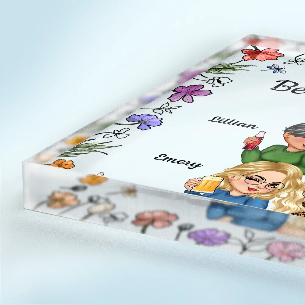 No One Will Ever Be As Entertained By Us As Us - Personalized Square Shaped Acrylic Plaque - Image 3