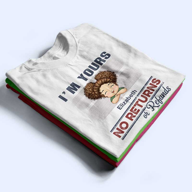 No Returns Or Refunds Chibi Grandkids - Personalized T Shirt - Image 2