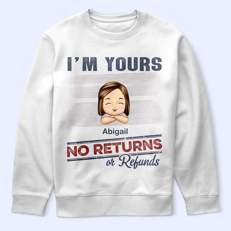 No Returns Or Refunds Chibi Grandkids - Personalized T Shirt - Image 5