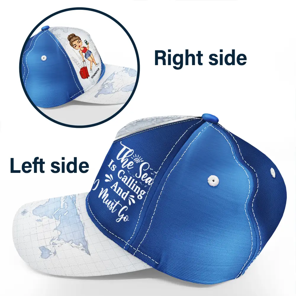 Not All Those Who Wander Are Lost Travel Lovers - Personalized Classic Cap - Image 3