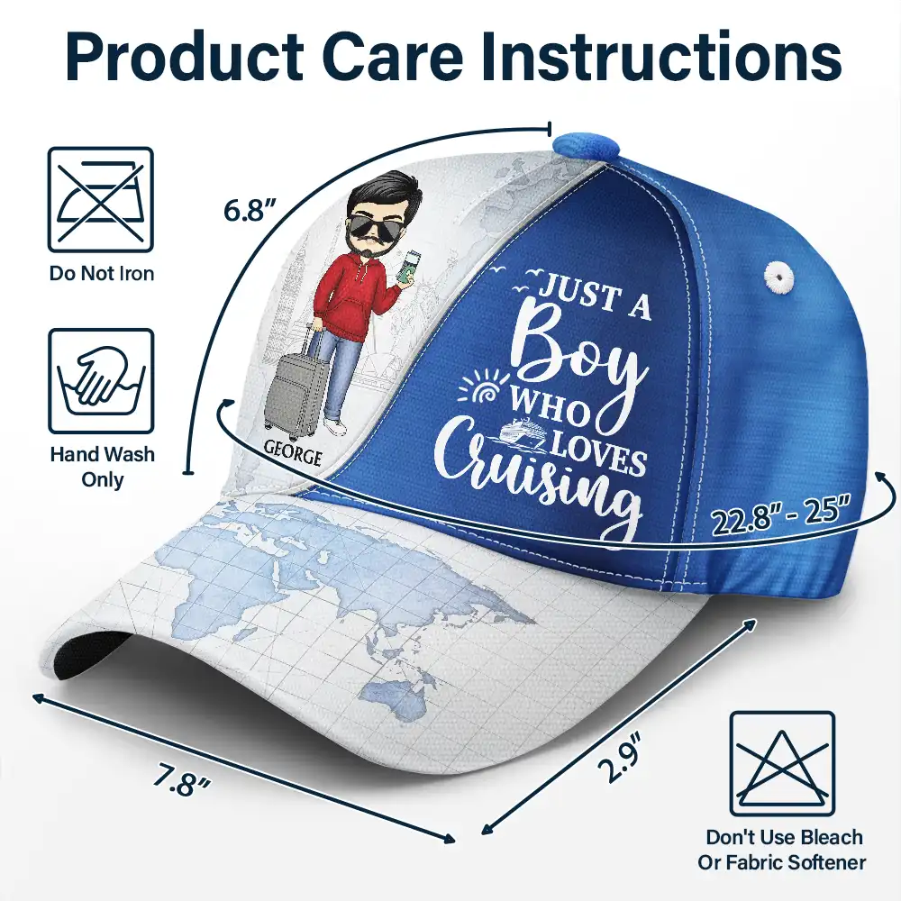 Not All Those Who Wander Are Lost Travel Lovers - Personalized Classic Cap - Image 6