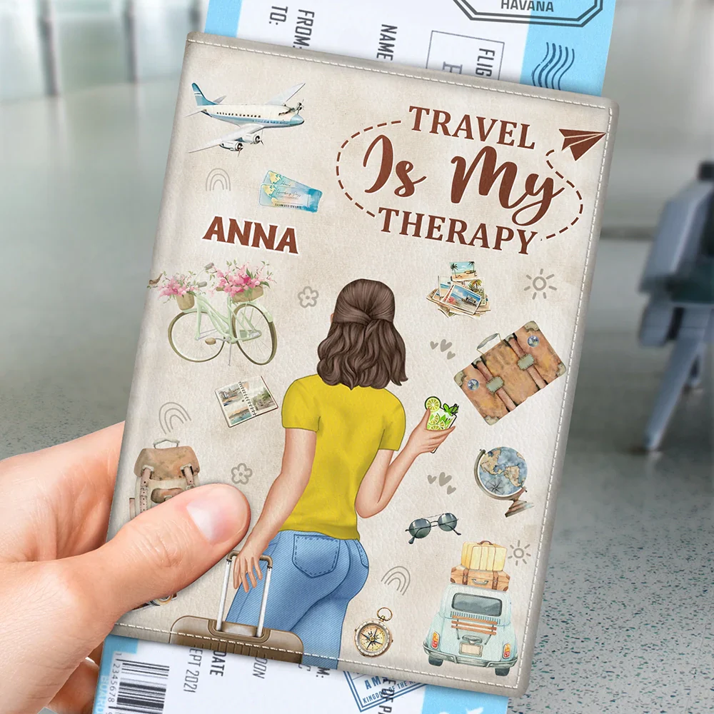 Not All Those Who Wander - Personalized Passport Cover, Passport Holder - Image 3