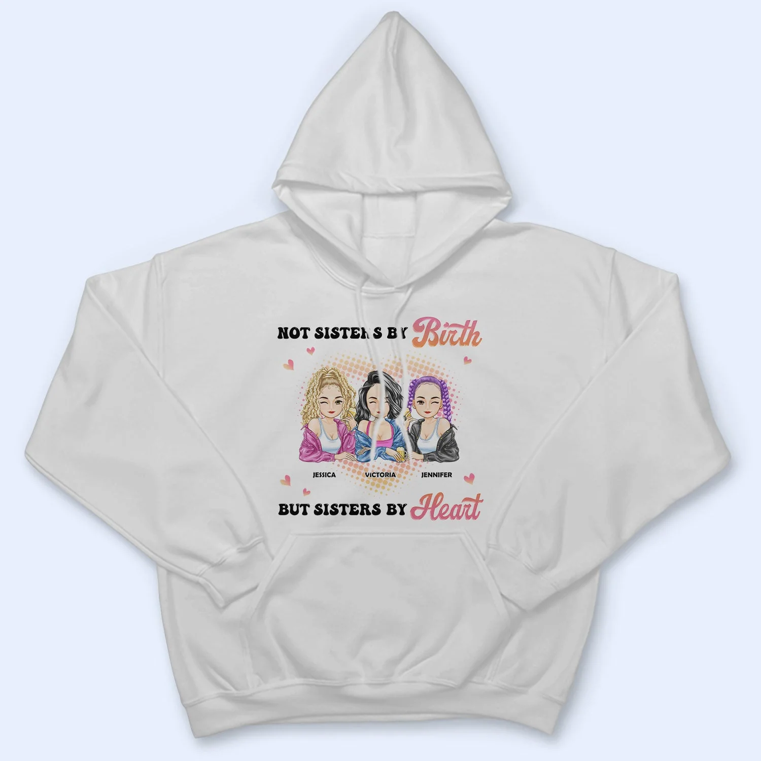 Not Sisters By Birth - Gift For Bestie - Personalized T Shirt - Image 4