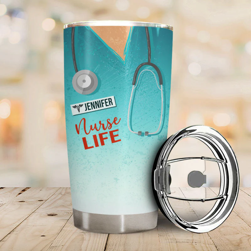Nurse Sedate It Custom Tumbler - Image 2