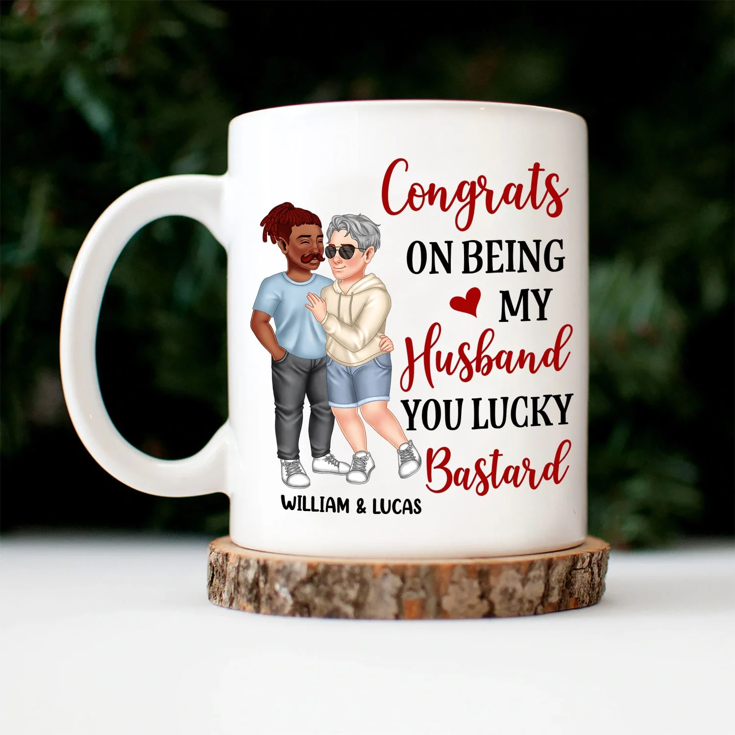 Of All The Weird Things Arm In Arm - Loving, Anniversary Gift For Couples, Husband, Wife - Personalized Mug - Image 3
