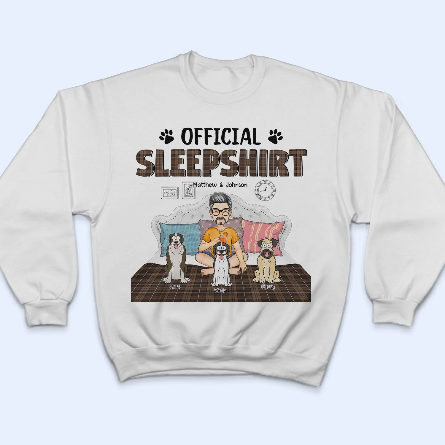 Official Sleepshirt - Gift For Pet Lovers - Personalized T Shirt - Image 5