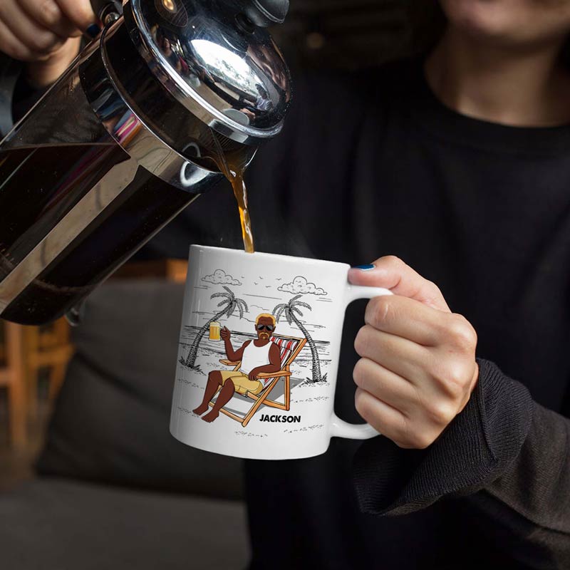 Officially Retired Let The Fun Begin - Personalized Mug - Image 5