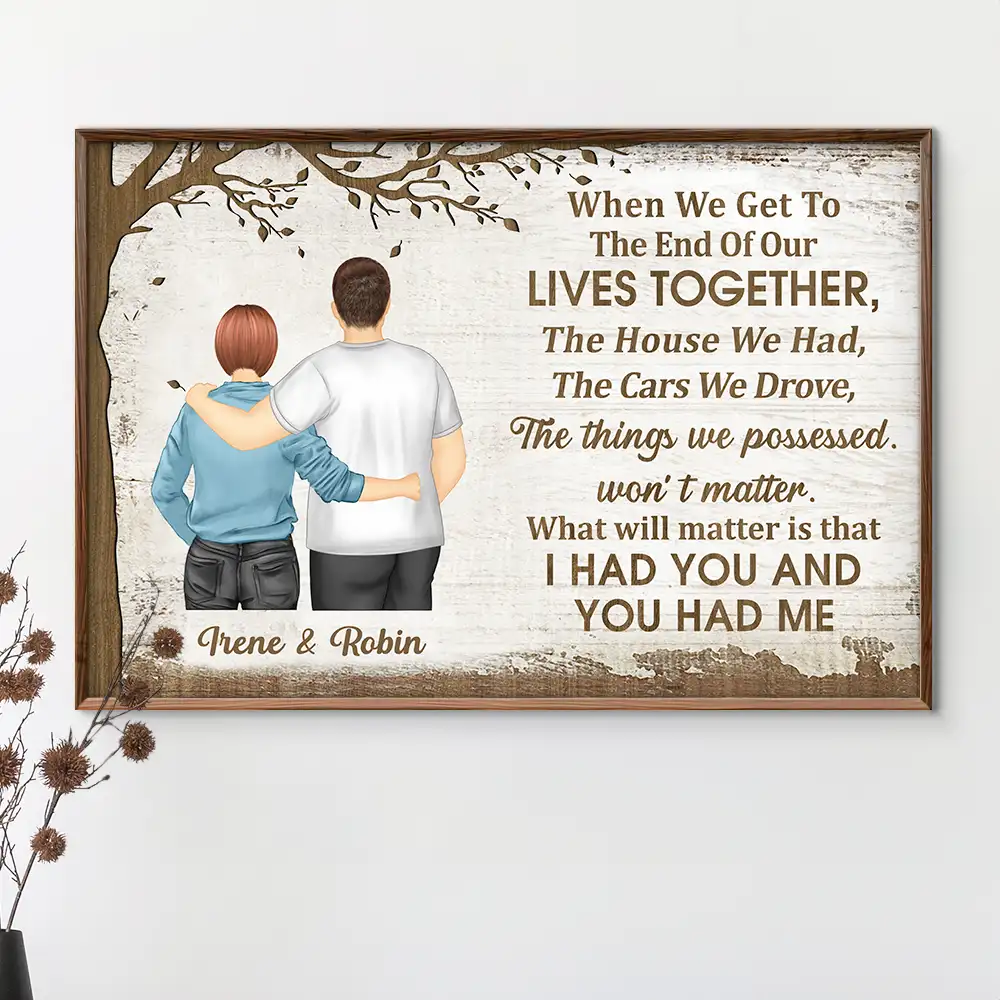 Old Couple I Had You & You Had Me - Personalized Poster - Image 2