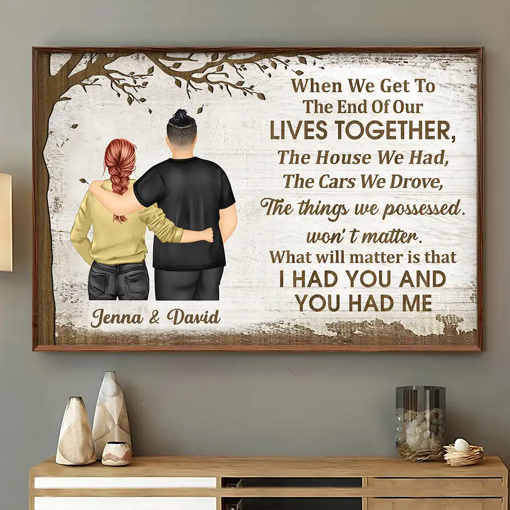 Old Couple I Had You & You Had Me - Personalized Poster - Image 4
