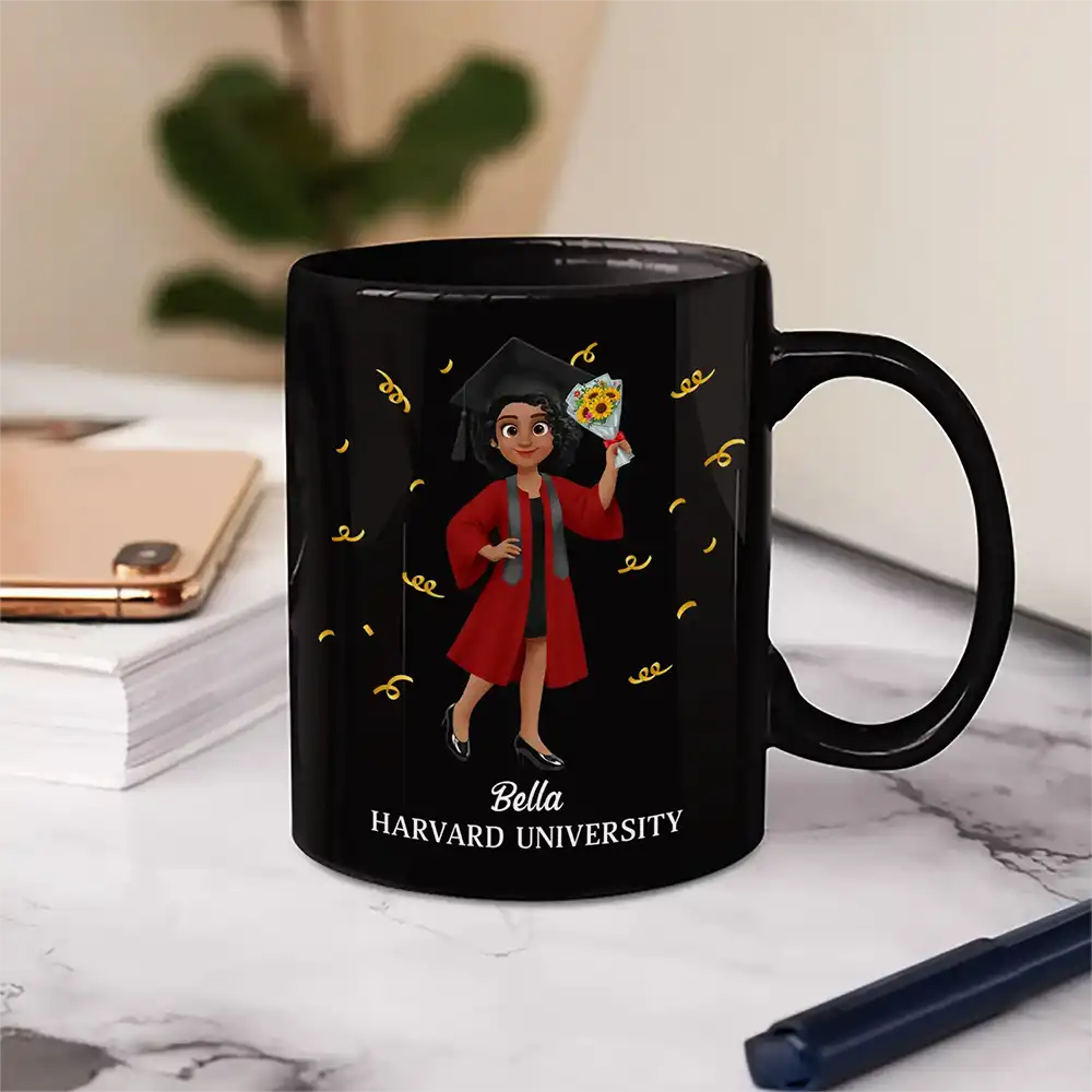 One Degree Hotter Funny Graduation - Personalized Mug - Image 5