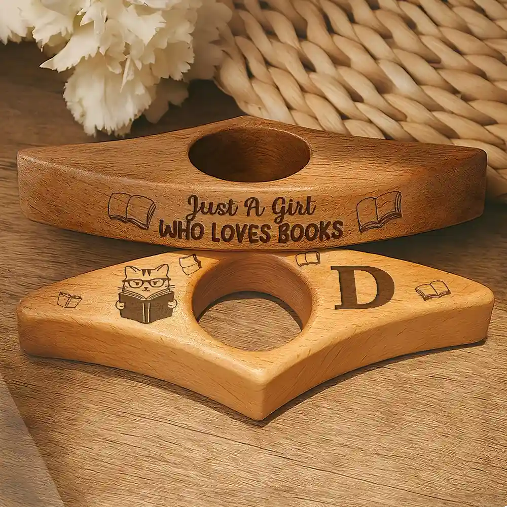 One More Page Bookish Lovely Icon - Personalized Book Page Holder - Image 3