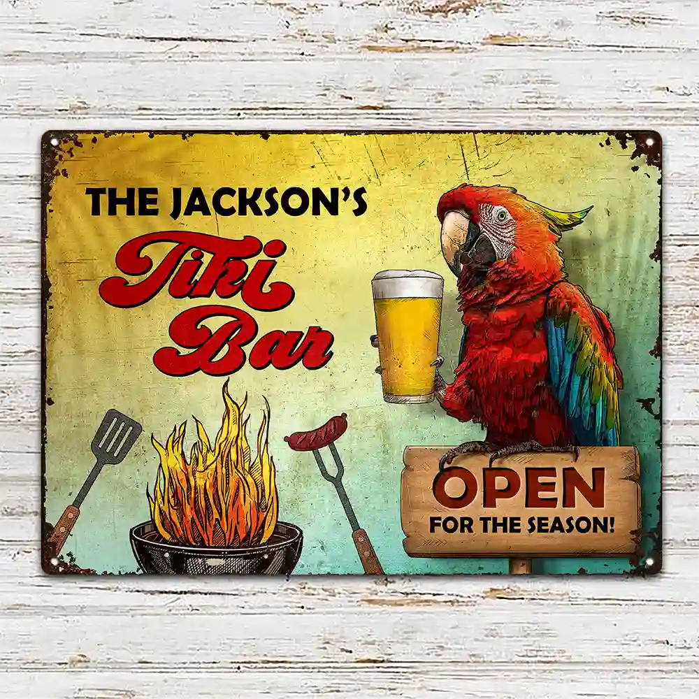 Open For The Season - Personalized Classic Metal Signs - Image 2