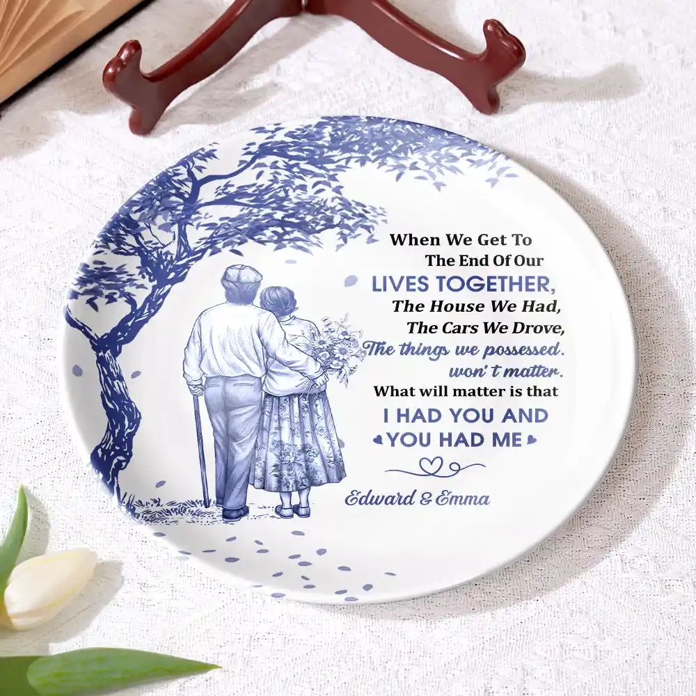 Our Home Ain't Castle - Personalized Ceramic Plate - Image 4