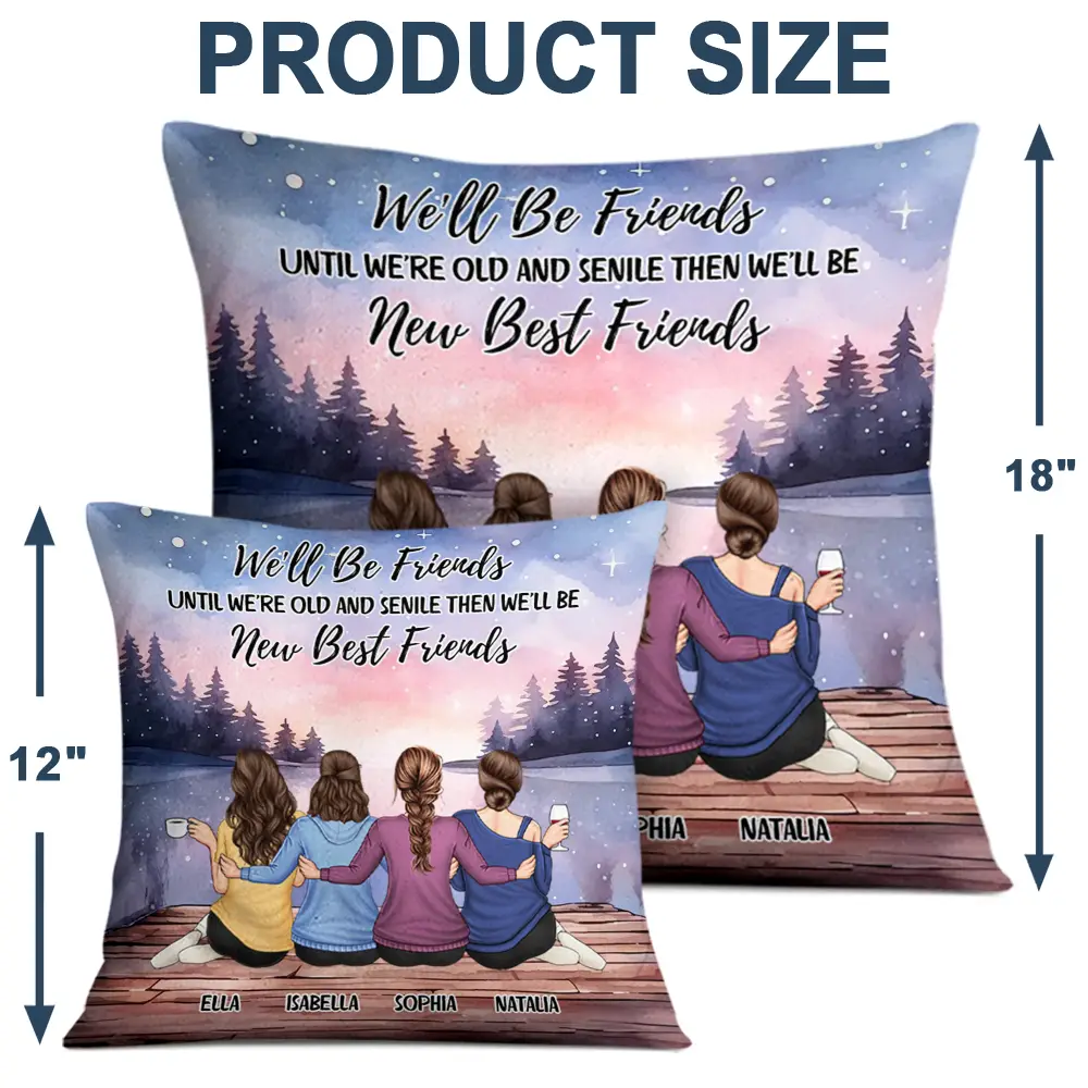 Our Memories Are Countless Our Friendship Is Endless - Personalized Pillow - Image 4