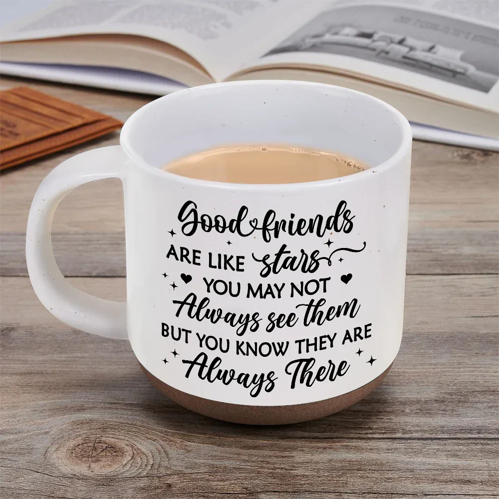 Our Memories Are Countless Our Friendship Is Endless - Personalized Pottery Mug - Image 5