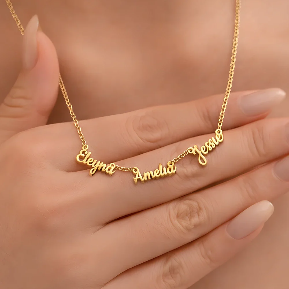 Perfect Jewelry Gift for Lover Besties Mom - Personalized Letter Necklace - Image 3