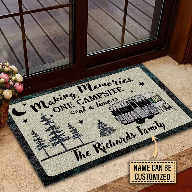 Personalized Camping One Campsite Customized Doormat - Image 2