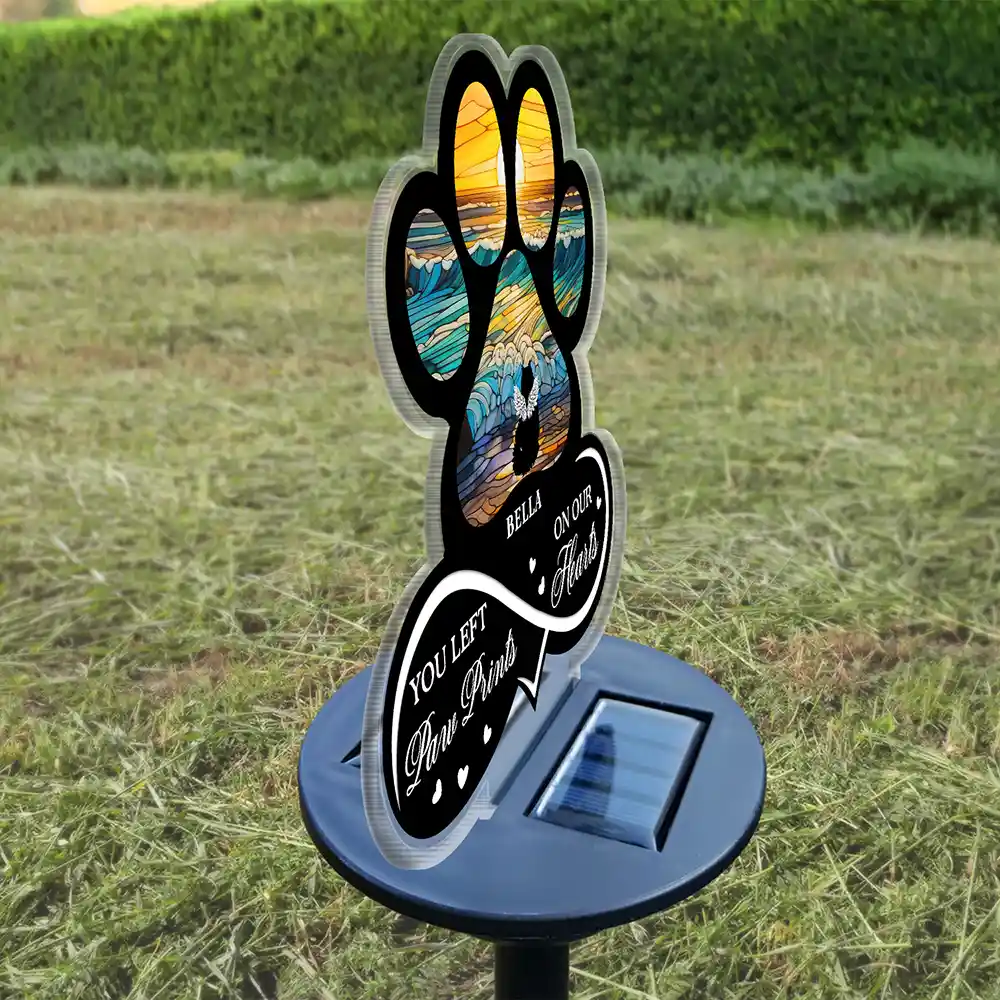 Pet Forever In My Heart Always Loved - Personalized Solar Light - Image 3
