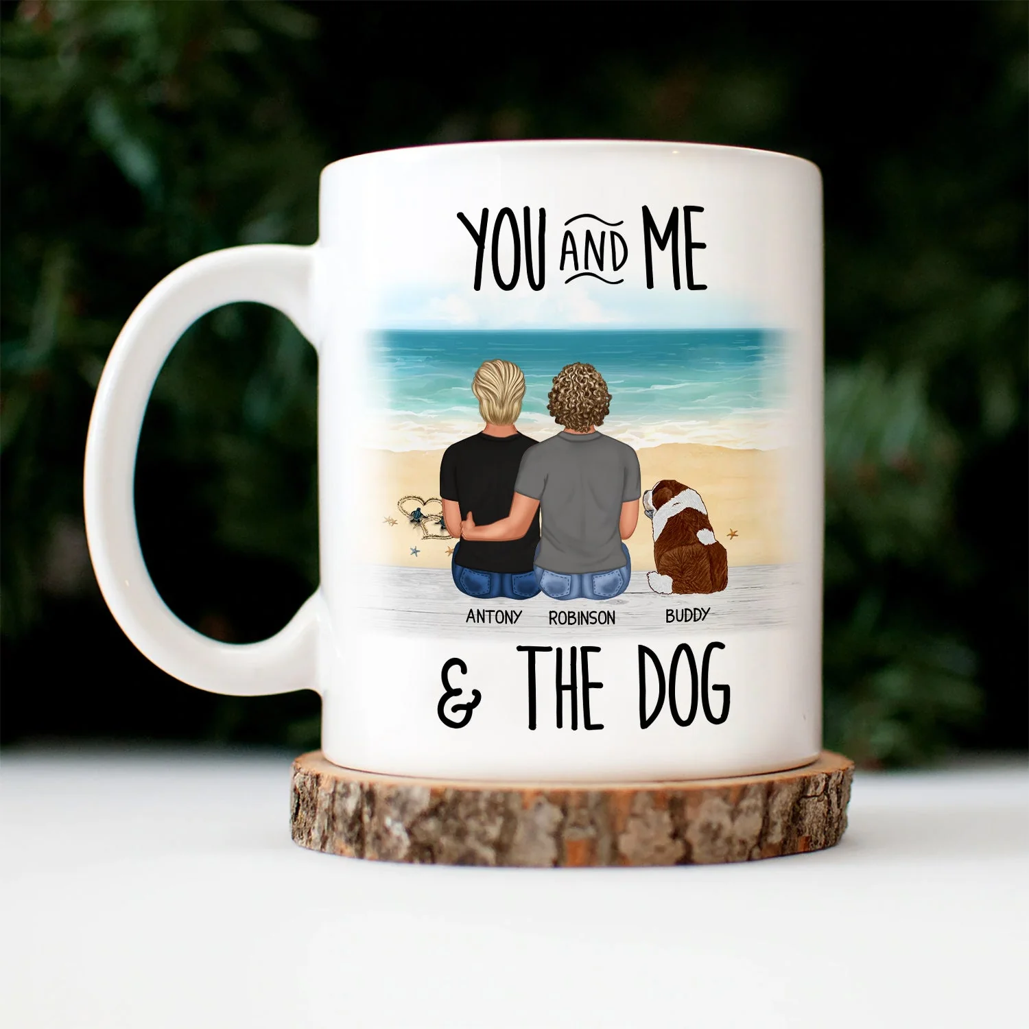 Pet Lovers You Me And The Fur Babies - Gift For Couples - Personalized Mug - Image 3
