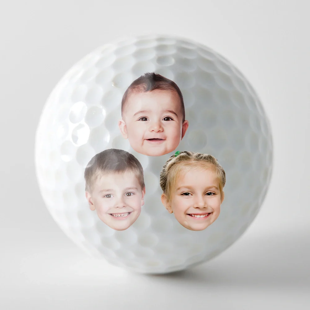 Photo Personnalisable Meilleur Papa Au Par - Balle De Golf Personnalisée - Image 4