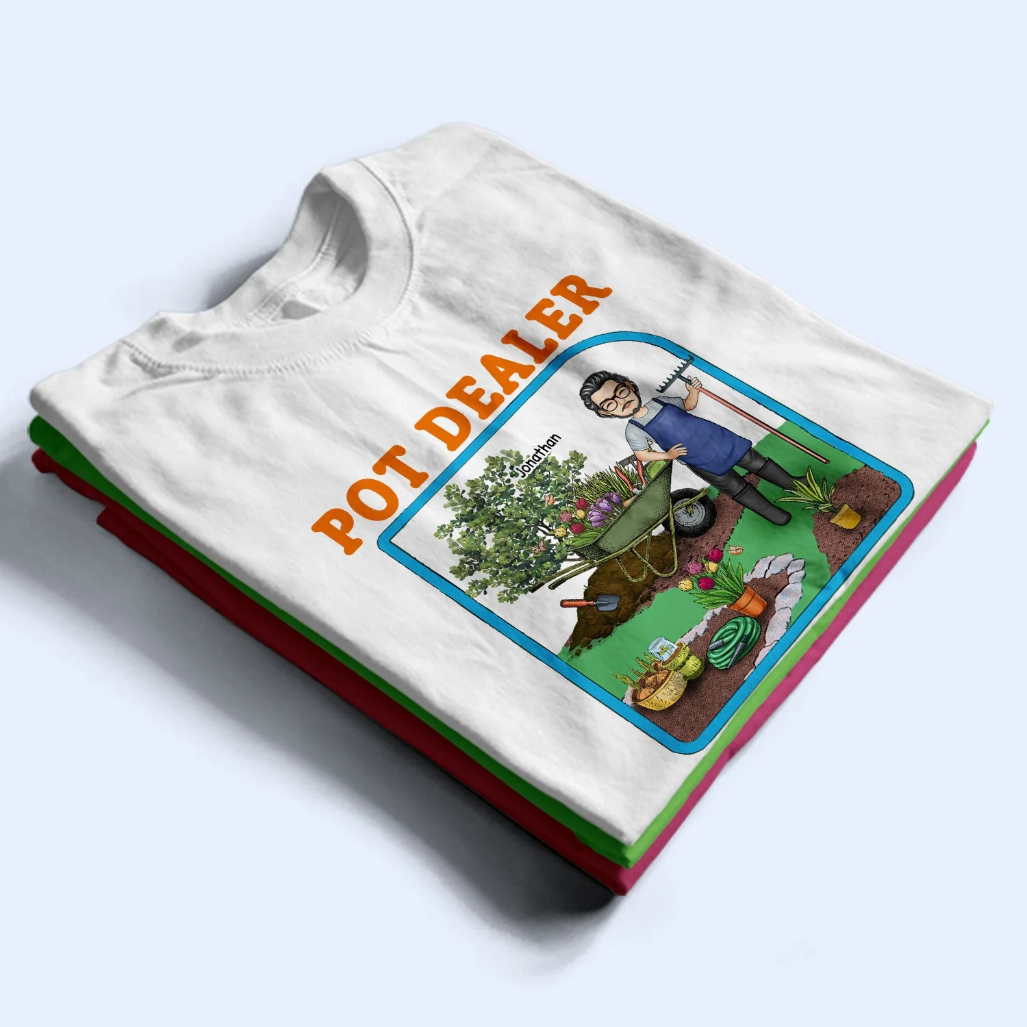 Pot Dealer - Gift For Gardening Lovers - Personalized T Shirt - Image 5